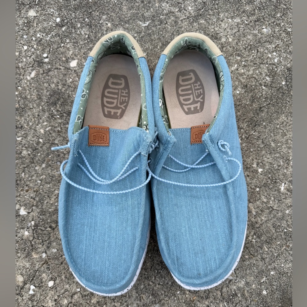 Hey Dude Denim Blue Loafers